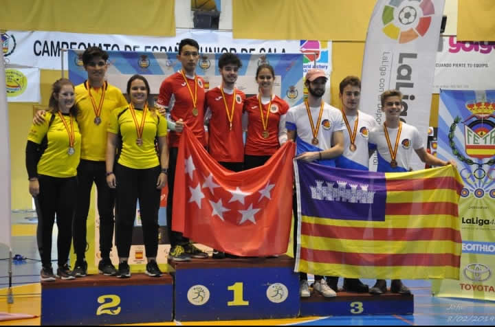 Tres medalles per a Constantí en el campionat d’Espanya de tir amb arc